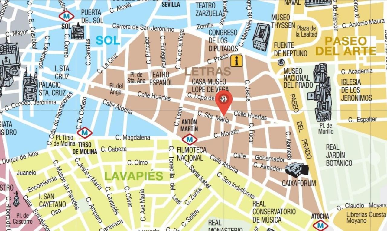 Habitacion Privada En El Centro De Madrid Exteriér fotografie